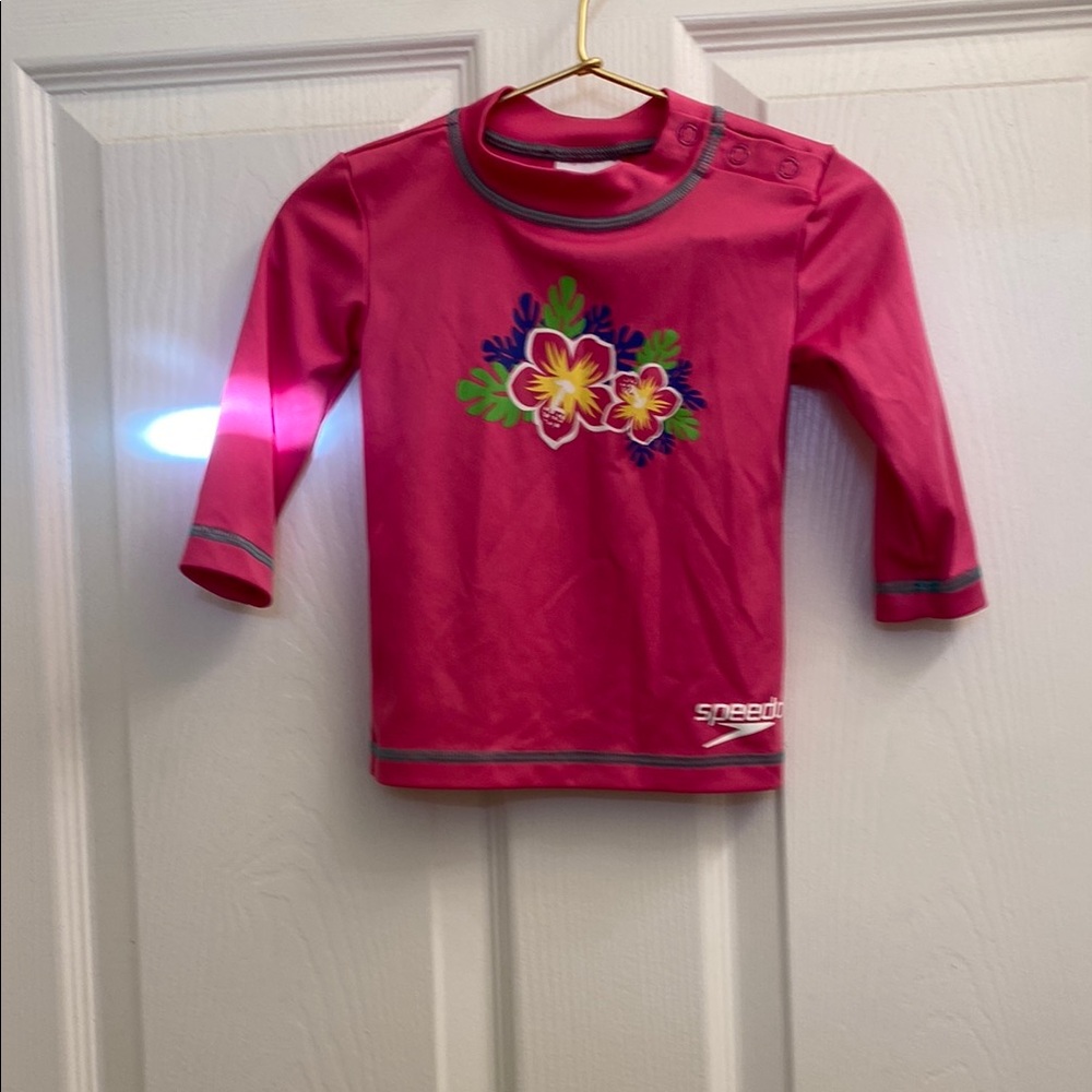 Speedo Kids Pink Swim Shirt
